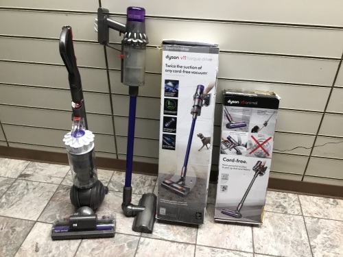 Lot of (4) Dyson Vacuums. Untested and Uninspected Store Returns - Lot 456