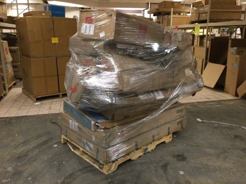 Pallet of Salvage BCP Returns. Uninspected E-Commerce Returns. Could Include Damaged or Incomplete Product - Lot 459