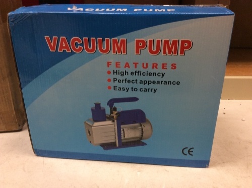 1 Stage Vacuum Pump. Appears New - Lot 812