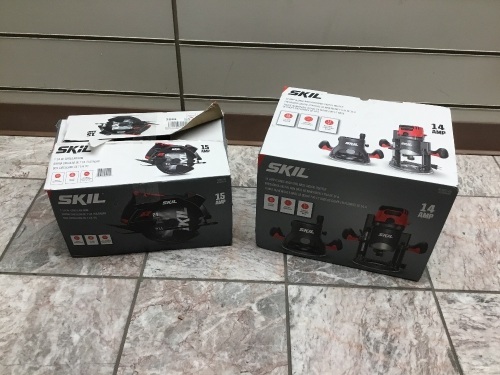 Skil Circular Saw, and Skil Router. Like New Store Returns - Lot 895