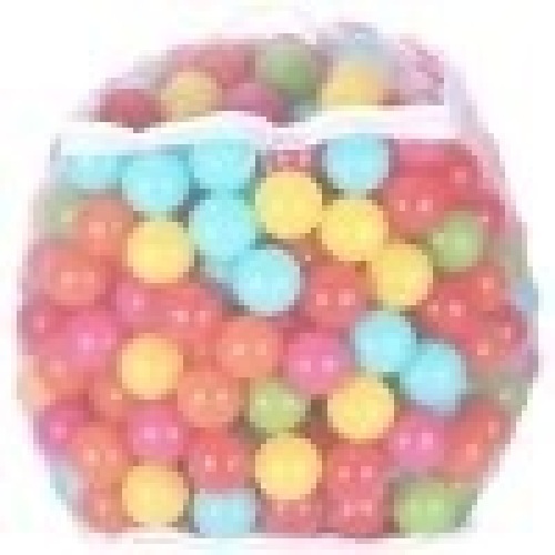 BalanceFrom 2.3-Inch Phthalate Free/BPA Free/Non-Toxic, Crush Proof Play Pit Balls. (6) Bright Colors, Reusable Mesh Storage Bag w/ Zipper, 400-Count. Appear New - Lot 897