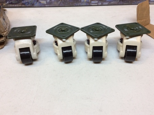 Set of (4) Leveling Casters, Heavy Duty. Appear New - Lot 927