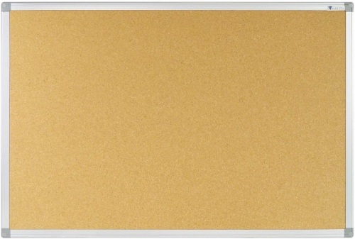 Lot of (2) 36x48 inch Cork Bulletin Boards w/ Installation Kit Incl. & Wall Mount; Aluminium Finish Frame. Appears New.  - Lot 939