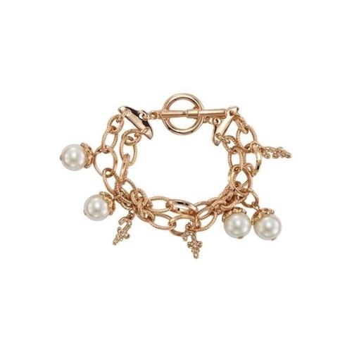 Case of Avon (168) Double Chain Pave Charm Bracelet - Candy Cane - Lot 484