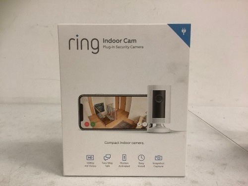 Ring Indoor Camera, Appears New, Untested - Lot 89