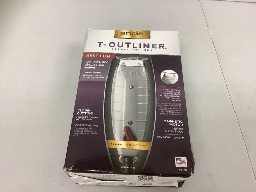 Andis T-Outliner Trimmer, Powers Up, E-Commerce Return - Lot 235