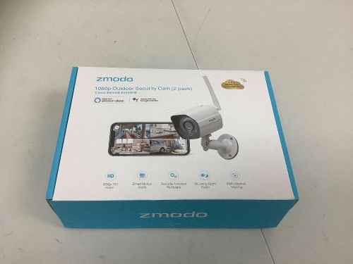 Zmodo 1080p Outdoor Security Cameras, E-Commerce Return - Lot 244