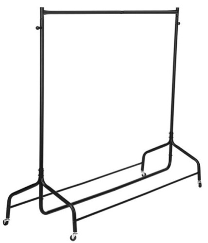 Metal Rolling Clothing Rack, E-Commerce Return - Lot 253O