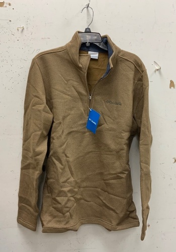Columbia Mens 1/2 Zip Pullover, Medium, E-Comm Return - Lot 266O