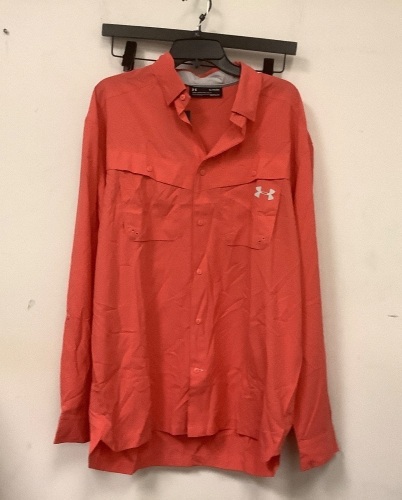 Under Armour Mens Button Down, XL, E-Comm Return - Lot 282o