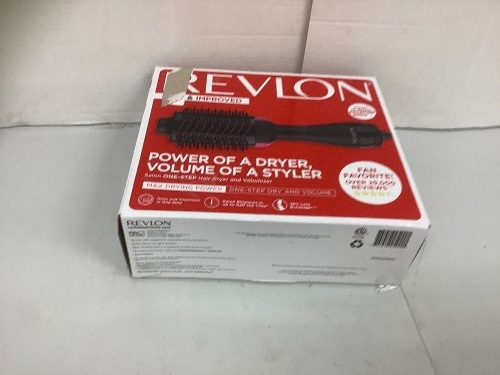Revlon One Step Hair Styler, Powers Up, E-Commerce Return - Lot 299