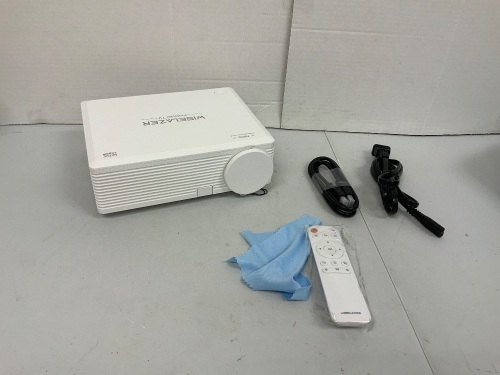 Wiselazer Projector TV, E-Comm Return - Lot 337