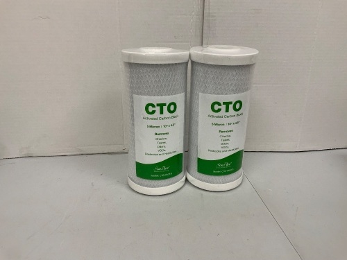 CTO Activated Carbon Block Water Filter, New - Lot 352