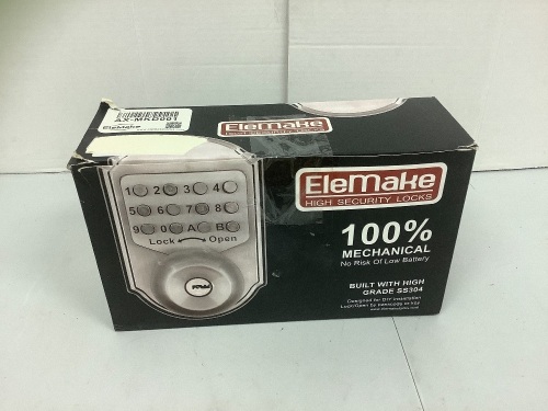 EleMake Security Lock, E-Commerce Return - Lot 364