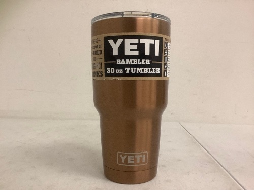 Yeti 30oz Tumbler, Appears New w/ Dent - Lot 400
