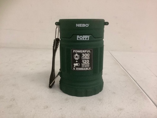 Nebo Poppy Lantern, Lantern Part Works, Bottom Cover Missing, E-Commerce Return - Lot 415