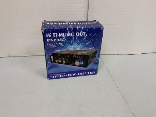 Stereo Audio Amplifier, E-Comm Return - Lot 438