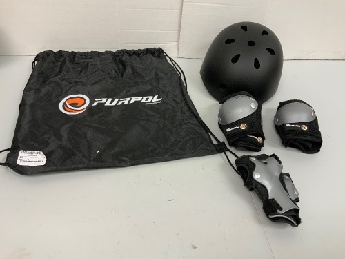Kids Helmet and Pads, E-Comm Return - Lot 443