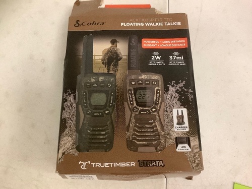 Cobra Floating Walkie Talkie, Powers Up, E-Commerce Return - Lot 450