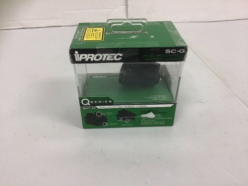 iProtec Rail Mounted Green Laser, Powers Up, E-Commerce Return - Lot 542O