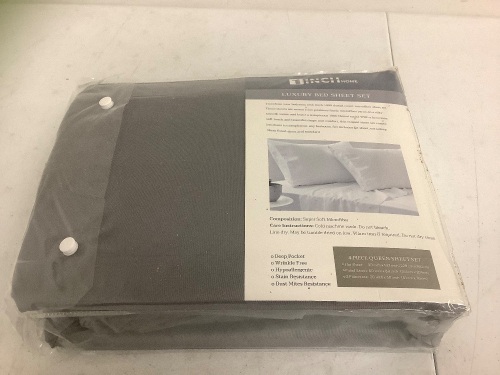 1800 Count 4 Piece Bed Sheet Set, Queen, E-Commerce Return - Lot 556O