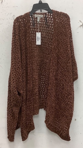 Bob Timberlake Womens Chenille Cardigan Wrap, OSFM, E-Comm Return - Lot 592O