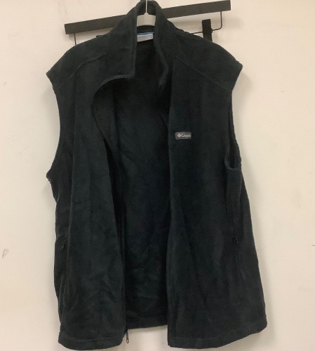 Columbia Mens Fleece Vest, XL, E-Commerce Return - Lot 611O