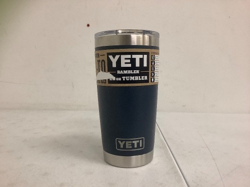 Yeti Rambler 20oz. Tumbler, Missing Lid Slider, E-Commerce Return - Lot 658O