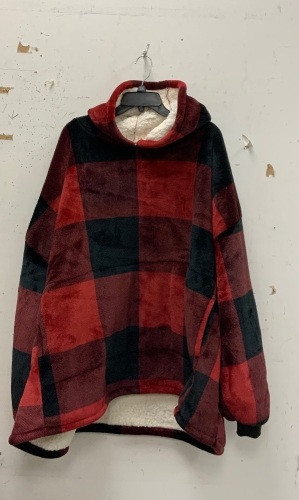 Over Sized Blanket/Hoodie, OSFM, E-Comm Return, Bad Stitch on Inside Pocket - Lot 673