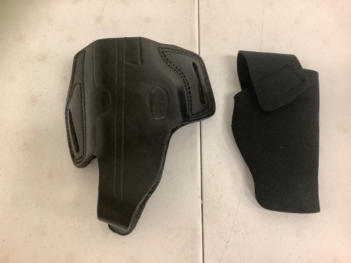 YT Hobby Sig Sauer Leather Holster and Neoprene Holster, E-Commerce Return - Lot 679O
