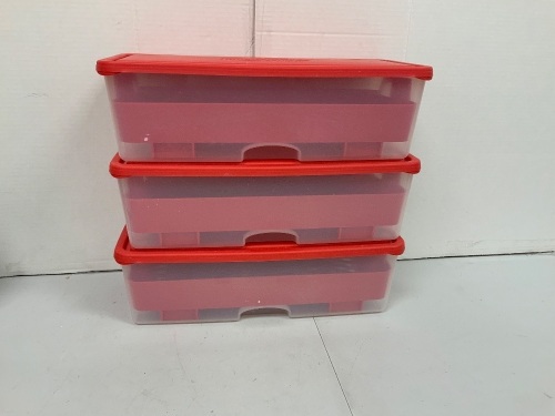 Lot of (3) Small Storage Containers, E-Comm Return - Lot 683