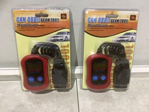 Lot of (2) Autel MS300 OBD2 Car Diagnostic Code Reader  - Lot 325