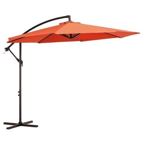 JEAREY 10ft Offset Hanging Outdoor Cantilever Patio Umbrella - Lot 361