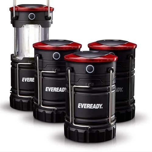 Eveready Collapsible LED Camping Lanterns, 4 Pack  - Lot 404