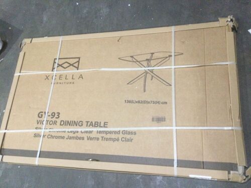 Victor Glass Dining Table Top Only - Lot 613