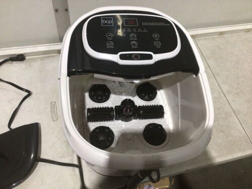 Automatic Heated Shiatsu Massage Foot Bath Spa w/ Pumice Stone - Lot 680