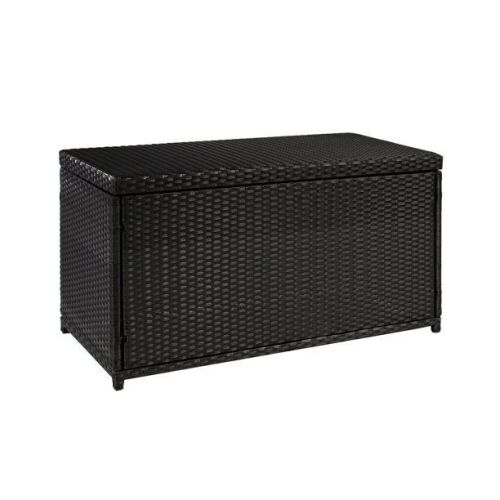 Outdoor Wicker Patio Furniture Deck Storage Box - Lot 760