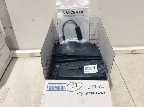 Lot of (22) USB C to Ethernet Adapters  - Lot 857