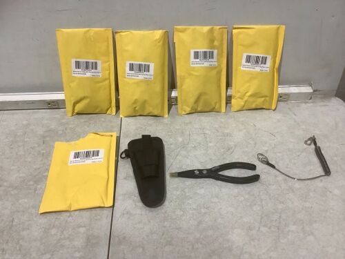 Lot of (5) Booms Fishing X03 Fishing Pliers with Sheath and Lanyard   - Lot 1145