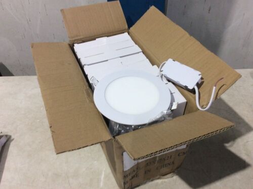 HMINLED 9W 6" LED Panel Lights, 10 Pack  - Lot 1191