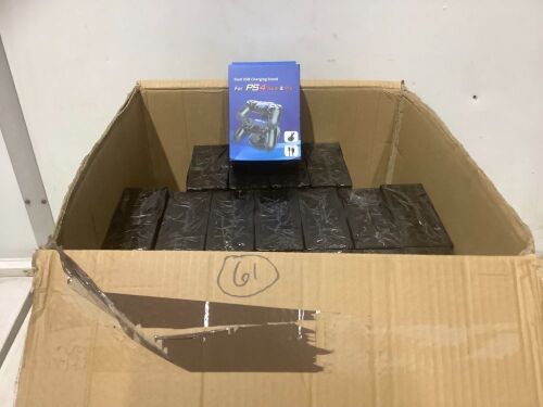 Lot of (61) Dual USB Charging Stand for PS4 Slim & Pro  - Lot 93