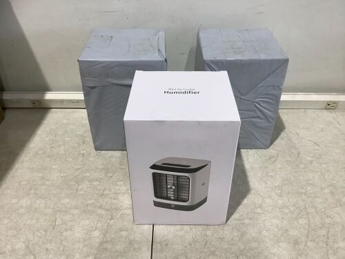 Lot of (3) Mini Air Cooler Humidifiers - Lot 281
