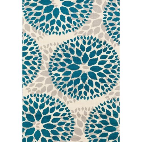 Newport 5' x 7' Blue Area Rug  - Lot 353