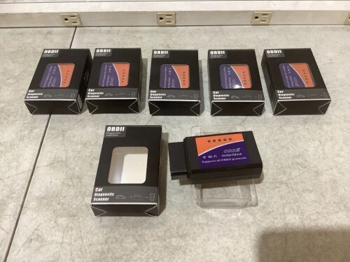 Lot of (6) OBDII Car Diagnostic Scanners  - Lot 626