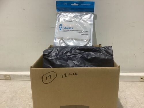 Lot of (17) 12" Cat8 Ethernet Cables - Lot 830
