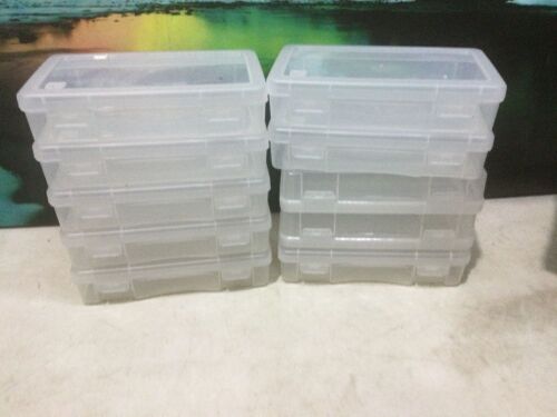 IRIS USA 5 Qt Clear Latching Storage Boxes - Lot 1199