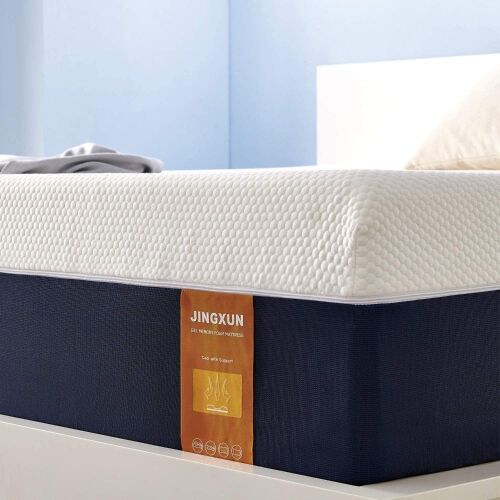 JINGXUN 7 Inch Gel Memory Foam Mattress, King  - Lot 162
