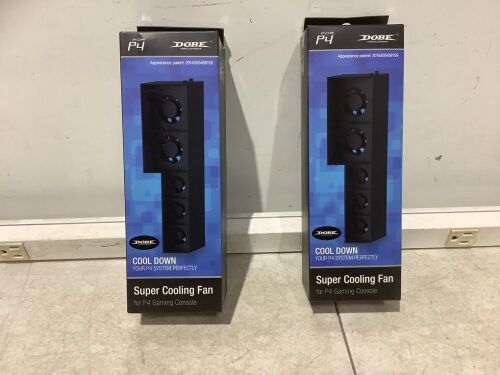 Lot of (2) Dobe Cooling Fan for PS4 Console - Lot 342