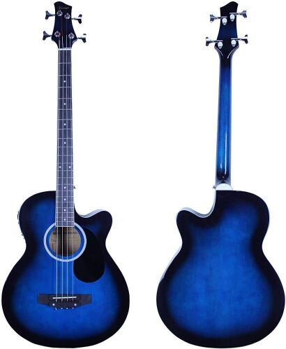Vizcaya Full Size 4 Strings Cutaway Acoustic-Electric Bass Guitar With 4-Band Equalizer - Lot 381