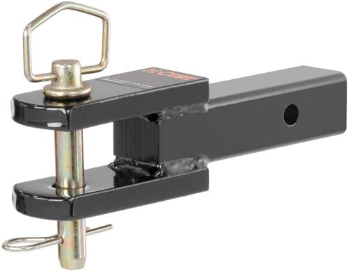 CURT 45821 Clevis Pin Hitch Ball Mount, Fits 2-Inch Receiver, 6,000 lbs, 1-Inch Hole - Lot 435